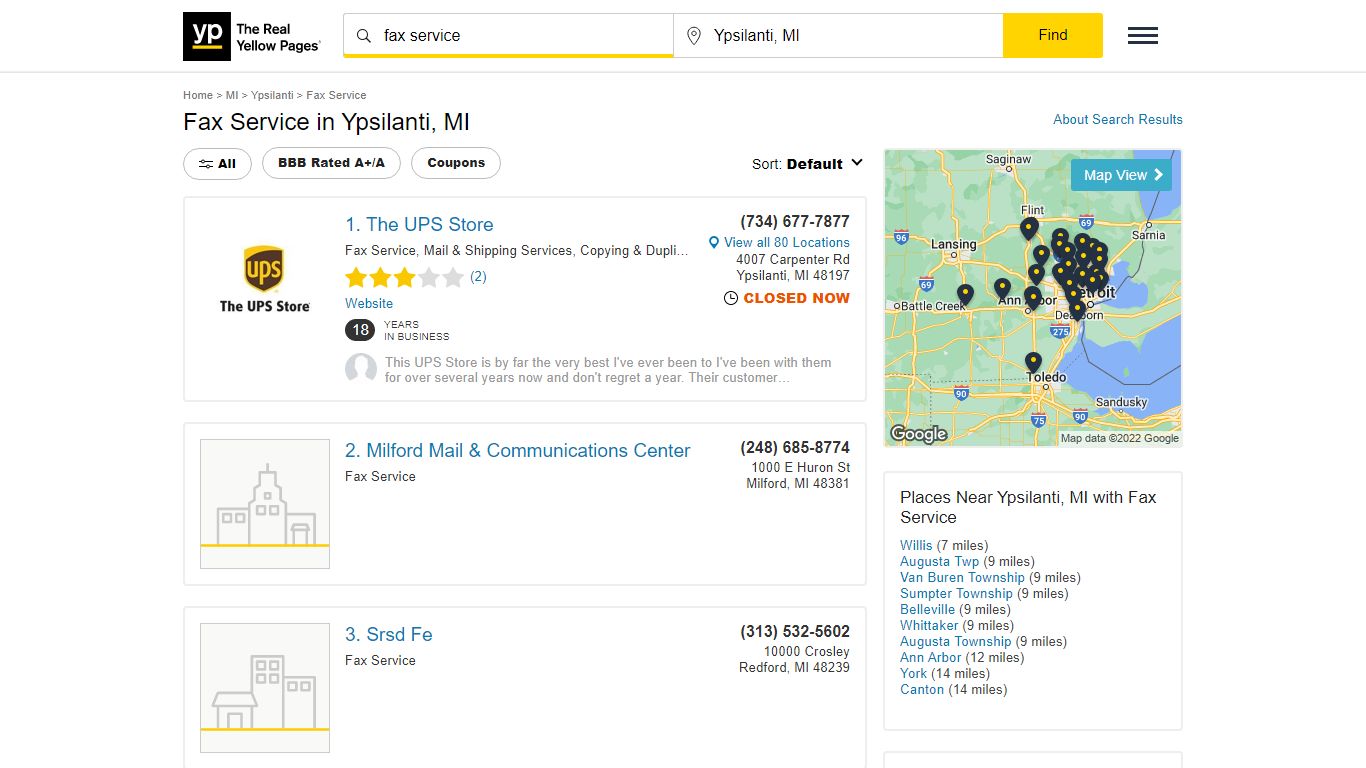 Best 28 Fax Service in Ypsilanti, MI with Reviews - YP.com